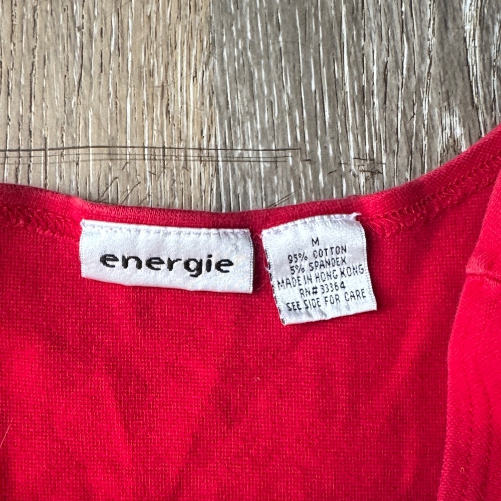 Energie Red Bandana Print Tank Top - Picture 2 of 3